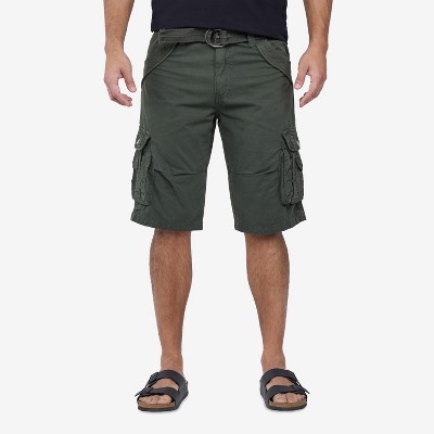 X RAY Men's Classic Fit 12.5" Inseam Knee Length Cargo Shorts (Big & Tall)