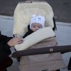 Cover Baby 0-3 Years Scandinavian Organic Wool Adjustable Footmuff in Beige - 2 of 4