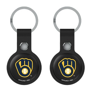 MLB National League Teams Insignia Black Airtag Holder 2-Pack - 1 of 4