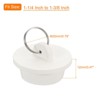 Unique Bargains Rubber Bathtub Sink Drain Stoppers with Hanging Ring 4 Pcs - 2 of 4