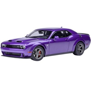 2023 Dodge Challenger SRT Super Stock Plum Crazy Purple 1/18 Model