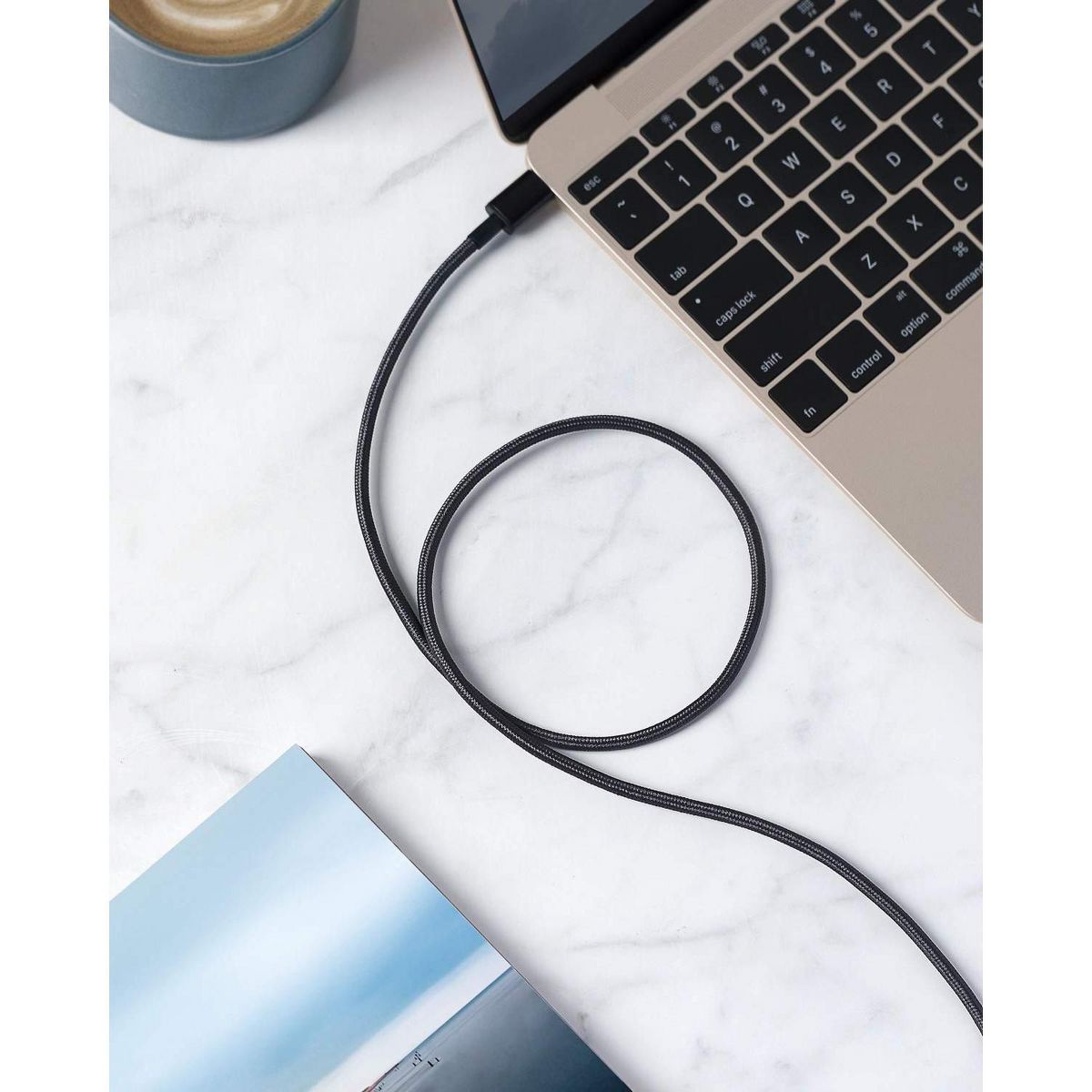 Anker USB A to USB C Cable, USB to USB C Cable (2-Pack, 3 ft, Black) | For iPhone 17 Series, Samsung Galaxy S10 / S10+, LG V30, Beats Fit Pro & More - thumbnail 7