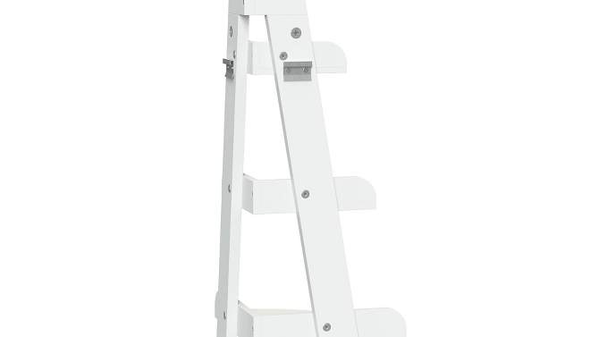 Amery Collection Corner Ladder Wall Shelf White - RiverRidge Home, 2 of 12, play video