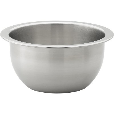 Stainless Steel Mixing Bowl - 18/8 Stainless Steel, Extra Wide Lip, Weighted Design, Flat Bottom with High Sides, Dishwasher Safe