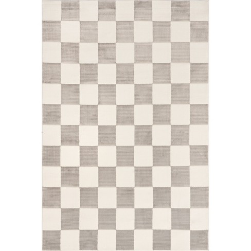 Nuloom Zhuri Checkered Machine Washable Indoor Area Rug - image 1 of 4