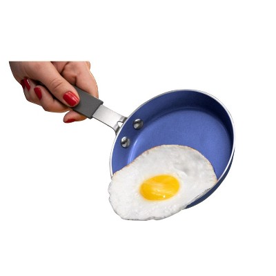 Granite Blue 5.5'' Nonstick Aluminum Egg Pan
