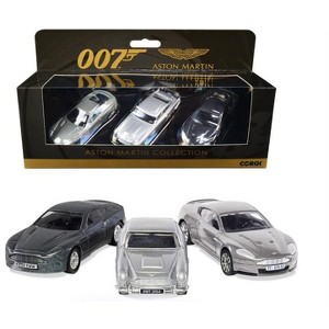 Aston Martin Collection "James Bond 007" Set of 3 Pieces Diecast Model Cars by Corgi - 1 of 4