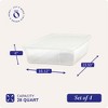 Homz Snaplock Multipurpose 28 Quart Clear Stackable Storage Container Bins for Indoor Home Organization - 4 of 4