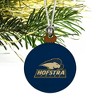 Hofstra University Lions Logo Mini Small Tiny Wood Christmas Tree Holiday Ornament - 3 of 4