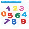 Unique Bargains Numbers Style Self-Adhesive Home Decor Card DIY Foam Stickers - 2 of 4