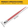 Hay Spear, Bale Spear - 49'' Heavy Duty 4500 Lbs Capacity, Quick Attach with Hex Nut & Sleeve for Tractors, Loaders - 3 of 4