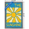 Trends International Hey Happy - Be The Sunshine Framed Wall Poster Prints - 3 of 4