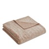 Kate Aurora Pastel Chic Embossed Leaves Ultra Plush Accent Throw Blanket - 50 in. W x 60 in. L - 4 of 4