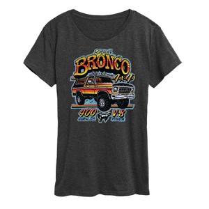 Women's - Ford - Vintage Bronco V8 Short Sleeve Graphic T-Shirt - 1 of 4