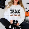 Simply Sage Market Women's Graphic Sweatshirt Trick or Treat Stacked - 2 of 4