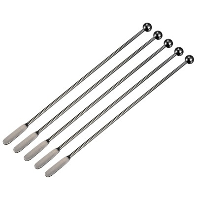 Unique Bargains Wear-Resistant Long Handle Reusable Coffee Cocktail Stirrers 5 Pcs