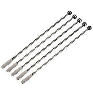Unique Bargains Wear-Resistant Long Handle Reusable Coffee Cocktail Stirrers 5 Pcs - 1 of 4