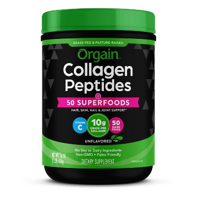 Orgain Collagen Peptides 50+ Superfoods Powder - 16oz