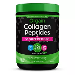Orgain Collagen Peptides 50+ Superfoods Powder - 16oz