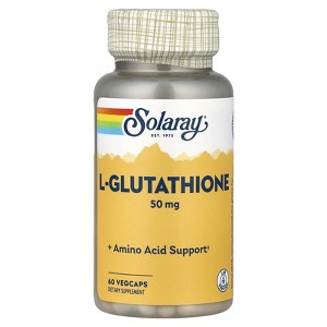 Solaray L-Glutathione, 50 mg, 60 VegCaps - 1 of 4