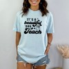 Simply Sage Market Women's Beautiful Day To Teach Short Sleeve Garment Dyed Tee - 2 of 2