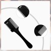 Unique Bargains Durable Haircut comb with Blades for Hair Styling Black 1 Set - 3 of 4