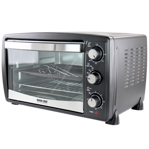 Central XL Toaster Oven and Broiler with Dual Solid Element Burners in