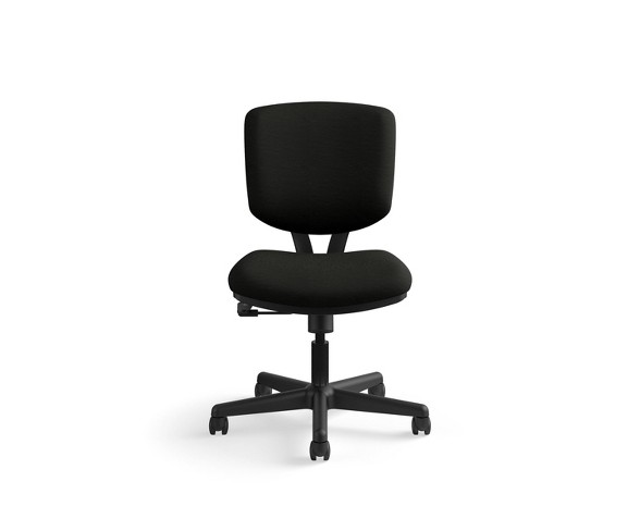 Buy Volt Task Chair with Soft Thread Leather Black HON Online at