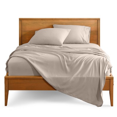 King 4 Piece Sheet Set - Ultra Soft, Double Brushed, Easy Care - Bare Home