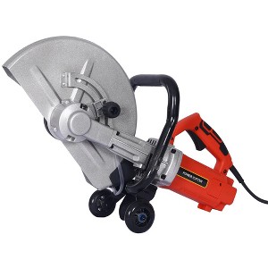 14 Inch Circular Saw Cutter, Electric Concrete Saw, Wet And Dry Disk Saw Cutter For Stone, Brick, Porcelain, Concrete, 3200W Motor Saw Cutter - 1 of 4