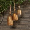 Set Of 3 Iron 5 Rustic Bells - Olivia & May : Target