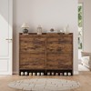 coucheta Shoe Cabinet with Drawers, Wooden Shoe Organizer with Adjustable Shelf, Shoe Storage for Entryway, Hidden Shoe Cabinet for Hallway - 3 of 4