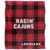 University Of Louisiana At Lafayette Campus Plaid Spirit Silky Touch Super Soft Throw Blanket 50x60 - 2 of 4