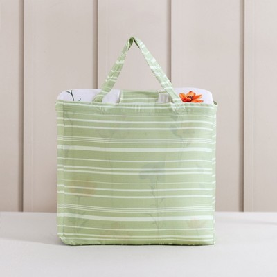 Ivory Queen Cotton Reversible Floral Comforter Set