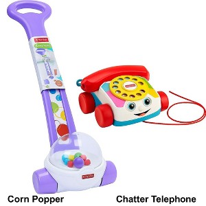 Fisher Price Brilliant Basics Corn Popper with Chatter Telephone - 1 of 3