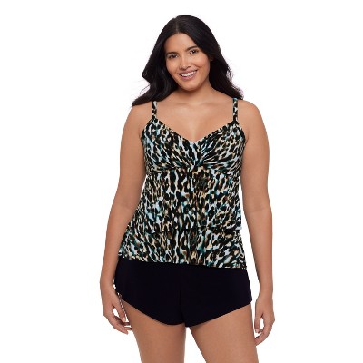 Trimshaper Women's Leona Tankini Swimsuit