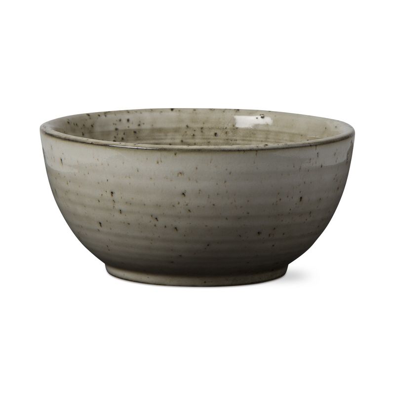tagltd Loft Speckled Reactive Glaze Stoneware Bowl Latte 17 oz. Dishwasher Safe, 1 of 5