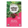 Alter Eco Organic Sea Salt Dark Chocolate Truffles - Case of 8/4.2 oz - 2 of 4