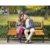 48'' Outdoor Cast Iron Patio Bench - 2 of 4