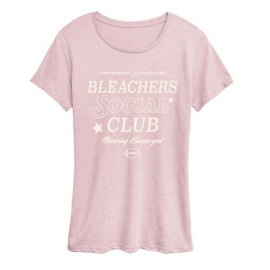 Women's - Instant Message - Bleachers Social Club Short Sleeve Graphic T-Shirt - 1 of 4