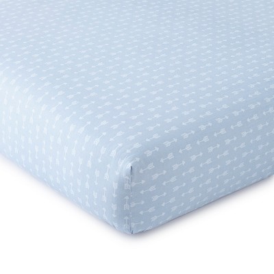 Trail Mix Blue Fitted Sheet Arrow  (in set) - Levtex Baby