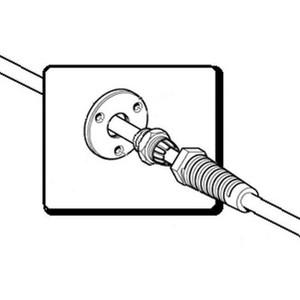 T-H Marine Bulkhead Strain Relief Hose Kit - BSR1KDP Boat Equipment and Parts - 1 of 2