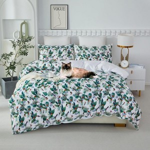 BAGOKIE Duvet Cover Twin XL Size 100% Cotton Bedding Set 3pcs - 1 of 4