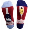 Pavilion Gift Company - Prosecco & Raspberries - S/M Unisex Socks - Socks - 3 of 4