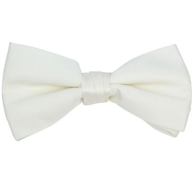 Young Boy's Pre-tied Clip On Bow Tie - Formal Tuxedo Solid Color