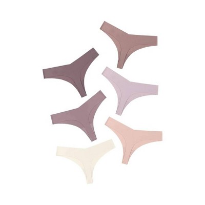 TIME HOLLOW Bean Paste Seamless Thong Underwear Set