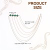 Unique Bargains Bouquet Square Rhinestone Square Tassel Chain Brooch Lapel Suit Pins 1 Pc - 2 of 4