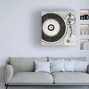 Trademark Fine Art -Michael Mullan 'Vintage Analog Record Player' Canvas Art - 2 of 4