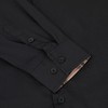 Mens Long Sleeve Shirt Collar Button Plaid Color Block Cuff Pocket Tops - 4 of 4