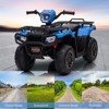 12V Kids Ride On Electric ATV, Battery-Operated Car for Kids，4-Wheeler Quad Car Toy with Dual Speed Adjustment 1.5-2.2mph, One Button Start - 4 of 4